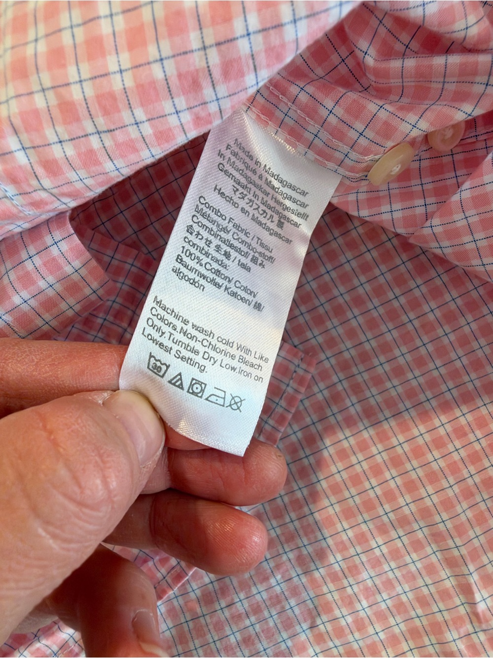 J. Crew Secret Wash organic cotton poplin shirt • size small • BG410 - Picture 6 of 8
